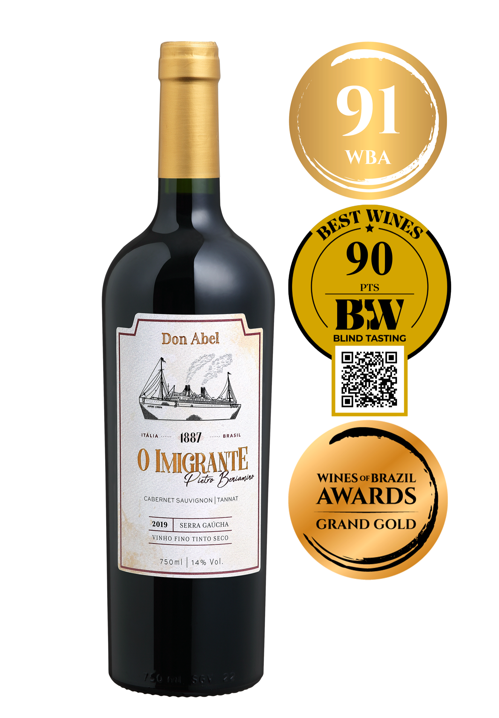 Imigrante Cabernet Medalha